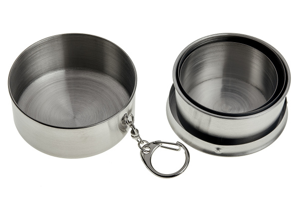 Стакан складной TOURIST "Дружба", 150 мл, нержавеющая. сталь