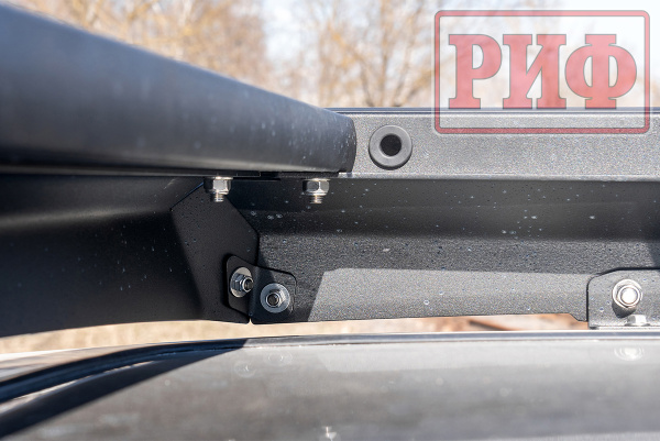 Багажник экспедиционный (платформа) алюминиевый РИФ 1150x2080 мм для Mitsubishi Pajero IV