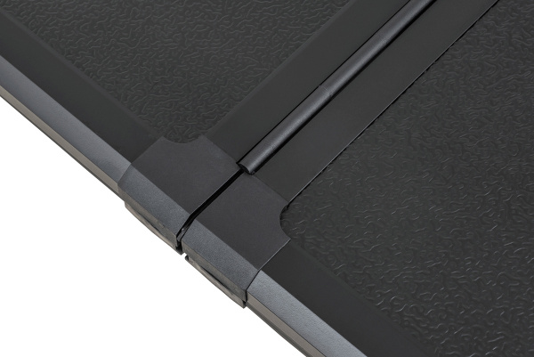 Крышка кузова РИФ для Great Wall Poer KingKong, трёхсекционная 1630х1610/1570 мм, алюминиевая, черная