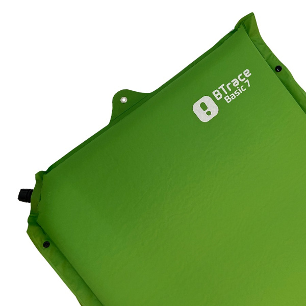 Коврик самонадувающийся BTrace Basic 7,190x65x7 см (Зеленый)