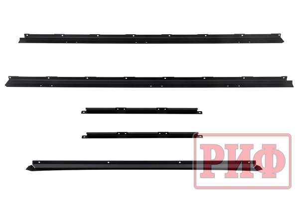 Багажник экспедиционный (платформа) алюминиевый РИФ 1600x2650 мм для ГАЗ Соболь NN Минивэн с вставкой RIF008-16572 (2 места)