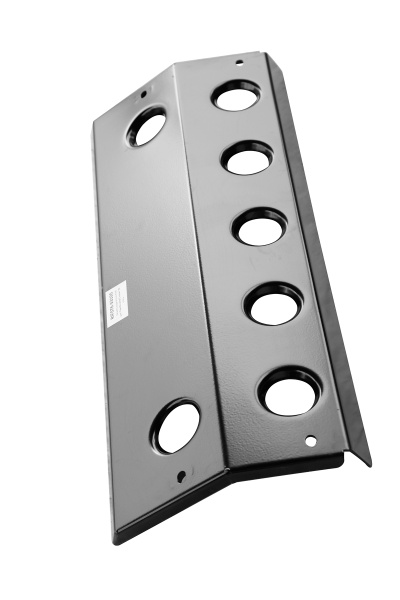 Защита радиатора под бампер РИФ для Toyota Land Cruiser 76/78 2007+ сталь