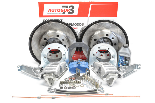 Тормоза дисковые задние УАЗ Патриот 2013+ мост Спайсер под ручник (с электронной РК)