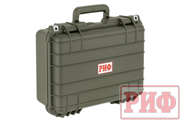 Кейс защитный ударопрочный РИФ 420х327х172 мм IP67, цвет Хаки