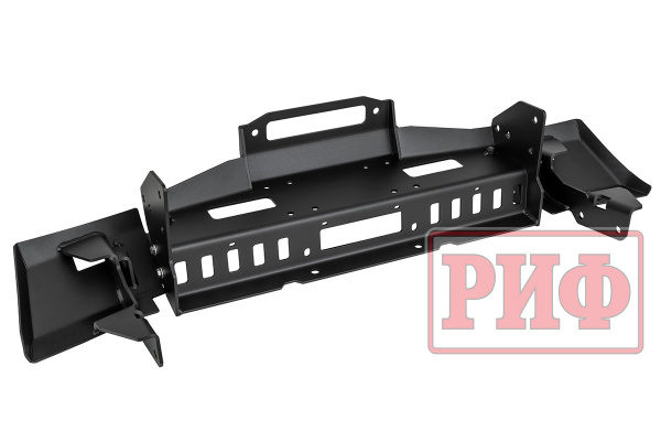 Полубампер РИФ с площадкой под лебедку, защитой радиаторов и буксирными проушинами для TANK 400