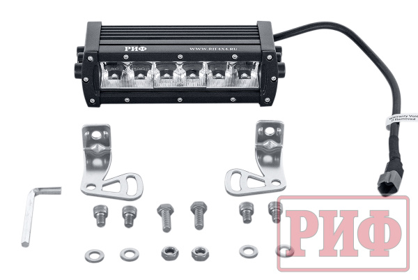 Светодиодная фара комбинированного света РИФ 206 мм 60W