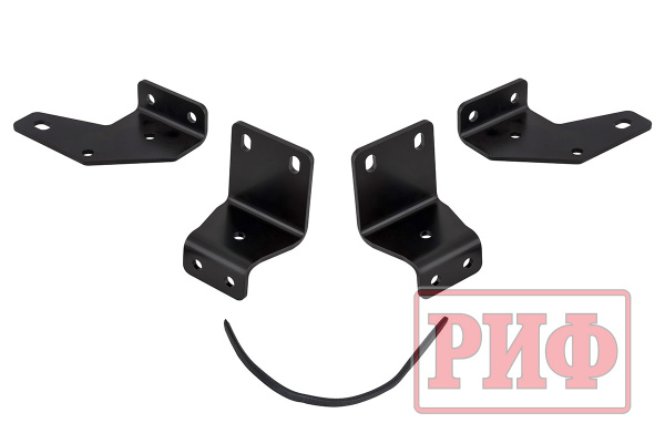 Фаркоп РИФ передний (переходник) для съёмной лебедки в штатный бампер Toyota Fortuner