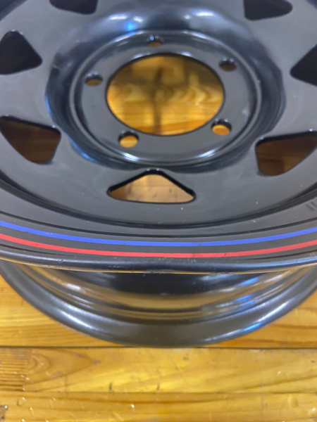 Диск усиленный УАЗ стальной черный 5x139,7 7xR16 d110 ET-19 (треугольник мелкий)