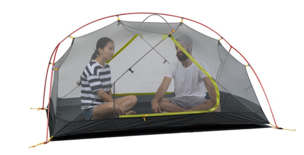 3 Палатка Naturehike Mongar 2-местная, алюминиевый каркас, сверхлегкая, темно-синяя