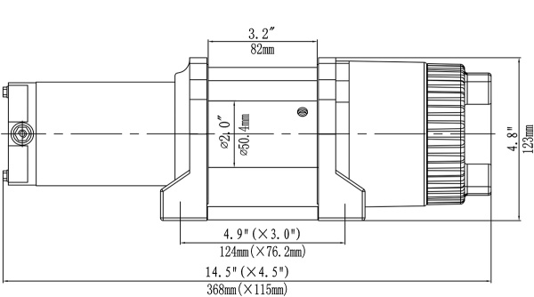 Лебёдка электрическая 12V Runva EWT3500A 1588 кг