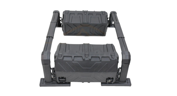 Силовой каркас-кунг Baja Racing (тип А) с 2-мя малыми боковыми ящиками Mitsubishi L200, Isuzu D-MAX, Nissan Navara