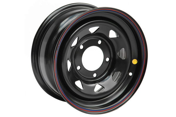 Диск усиленный УАЗ стальной черный 5x139,7 10xR15 d110 ET-44 (треугольник мелкий)