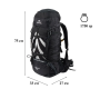Рюкзак туристический Naturehike 70 л, темно-синий