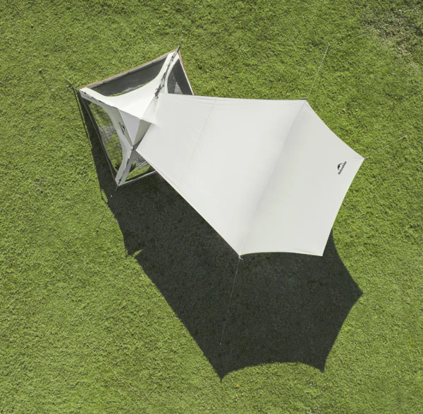 4 Палатка Naturehike Ango 3-местная, быстросборная, коричневая