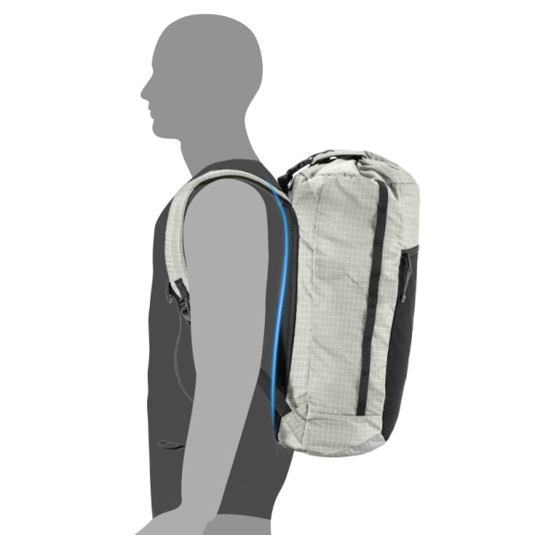 4 Рюкзак туристический Naturehike ZT14 20L, серо-белый