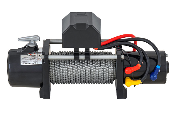 Лебёдка электрическая 12V Magnum 12000 lbs 5443 кг (стальной трос)