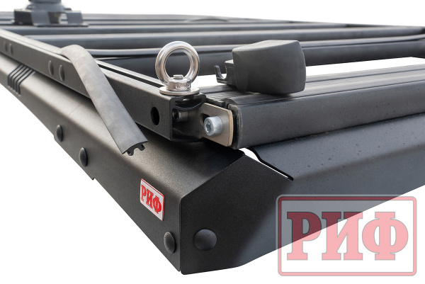 Багажник экспедиционный (платформа) алюминиевый РИФ 1250x2080 мм для TLC 100/105 (с крепежом)