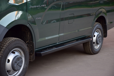 Пороги РИФ силовые для ГАЗ Соболь NN 4x4