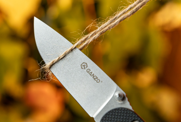4 Нож складной GANZO, длина клинка 89 мм, сталь 440С, черный 4 Нож складной GANZO, длина клинка 89 мм, сталь 440С, черный