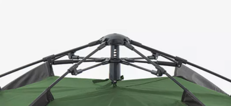 4 Палатка Naturehike 3-местная, быстросборная, зеленая