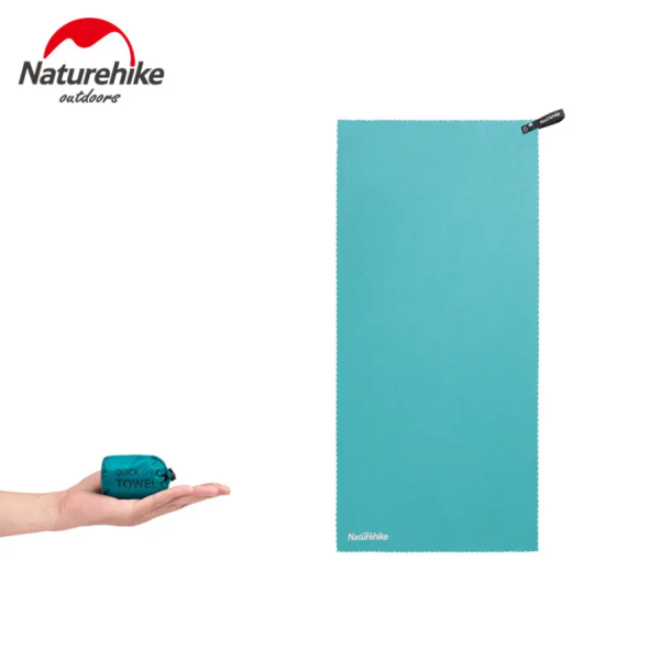 Полотенце кемпинговое Naturehike MJ01, 40х80 см, бирюзовое Полотенце кемпинговое Naturehike MJ01, 40х80 см, бирюзовое