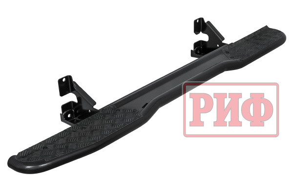 Пороги РИФ силовые Toyota Land Cruiser Prado 120 черные
