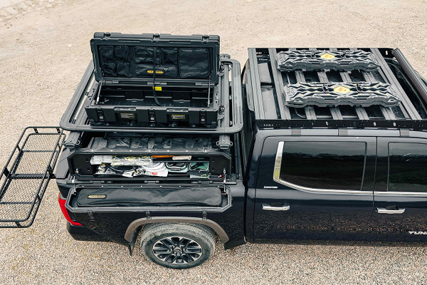 Силовой каркас-кунг Baja Racing (тип Т) с 2-мя малыми рыбацкими ящиками Mitsubishi L200, Isuzu D-MAX, Nissan Navara