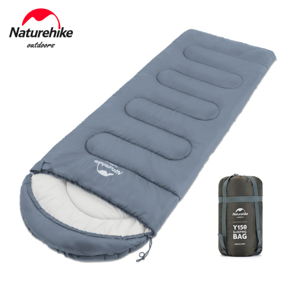 Мешок спальный Naturehike Y150L, 220х85 см, (правый) (ТК: +11C), синий