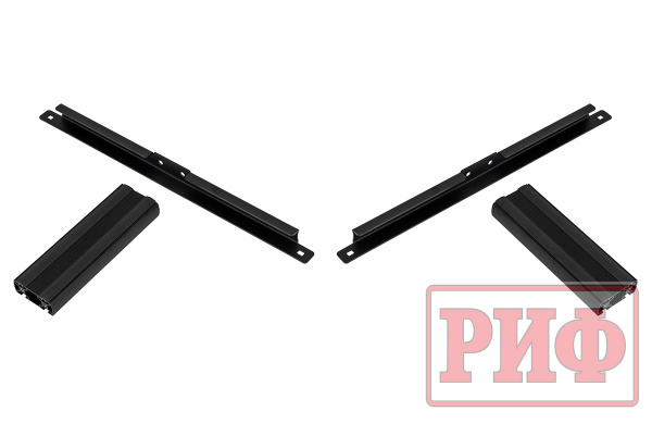 Багажник экспедиционный (платформа) алюминиевый РИФ 1450x2080 мм для BAW 212 (с крепежом)