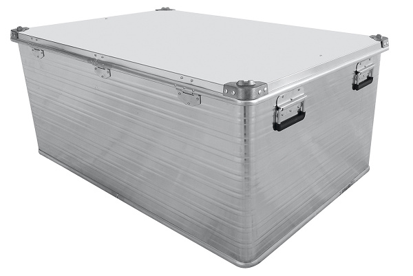 Ящик алюминиевый РИФ усиленный с замком 1176х790х517 мм (ДхШхВ)
