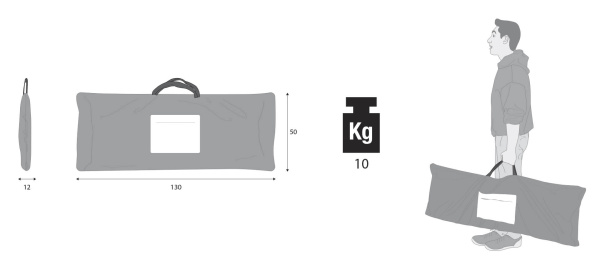 Тамбур к палатке AUTOHOME OVERZONE SMALL STANDARD, тент зеленый, высота 220 см