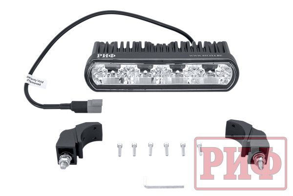 Светодиодная фара водительского света РИФ 222 мм 40W