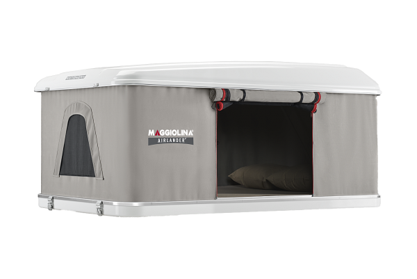 Палатка на крышу автомобиля AUTOHOME MAGGIOLINA AIRLANDER PLUS SMALL, серый тент, лестница 215 мм Палатка на крышу автомобиля AUTOHOME MAGGIOLINA AIRLANDER PLUS SMALL, серый тент, лестница 215 мм