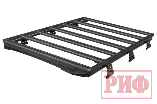 Багажник экспедиционный (платформа) алюминиевый РИФ 1350x1690 мм для Jeep Wrangler JL 2018+ (с крепежом)