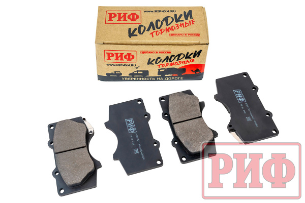 Колодки тормозные РИФ Toyota LC120, Hilux 2005+