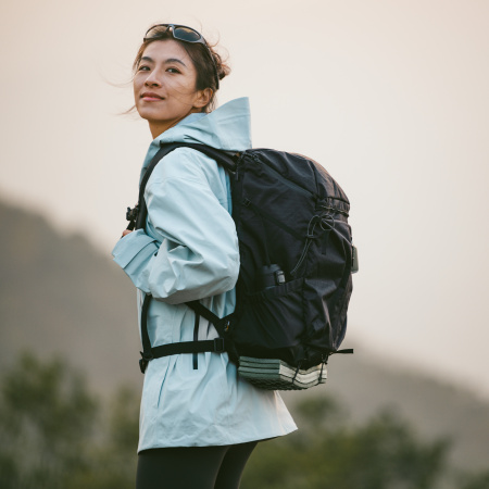 2 Рюкзак туристический Naturehike Helium Series 25 л, черный