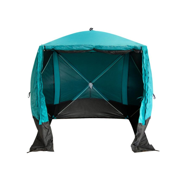 Шатер СЛЕДОПЫТ быстросборный, 2,1х2,1 м, h-2,05 м, S по полу 4,4 кв.м, цв. WATERFALL