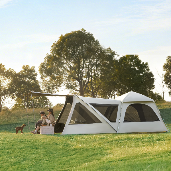 Палатка Naturehike Ango S, 4-местная, быстросборная, капучино
