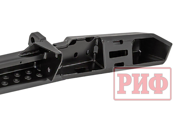 Бампер РИФ силовой задний УАЗ Буханка с фонарями, возможн. уст. фаркопа, стандарт Бампер РИФ силовой задний УАЗ Буханка с фонарями, возможн. уст. фаркопа, стандарт