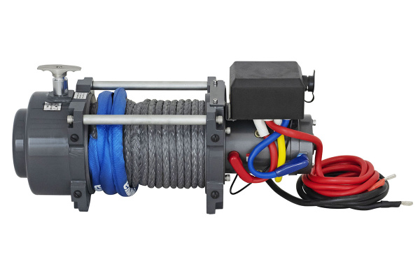 Лебёдка электрическая (индустр.) 12V Runva EWN15000USR 6800 кг синтетический трос