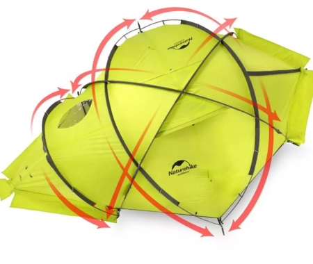 1 Палатка туристическая Naturehike Lgloo Alpine, 2-местная