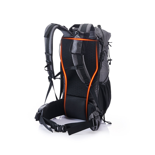 Рюкзак туристический Naturehike 60+5 л, Dyneema, черный