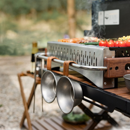 Гриль угольный Naturehike BBQ, черный