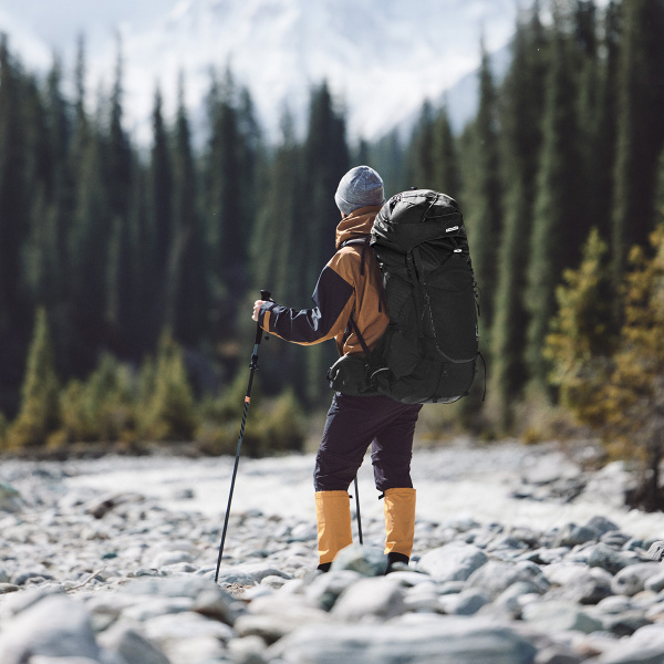 Рюкзак туристический Naturehike Helium Series 70 л, размер L, черный