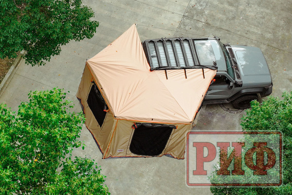 Стенки к автомобильной веерной маркизе (тамбур) РИФ 2х2 м (правые)