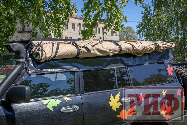 Маркиза автомобильная РИФ веерная 3,0х3,0 м (левая)