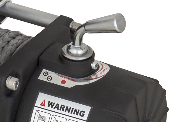 Лебёдка электрическая 12V Runva 10000 lbs 4500 кг (синтетический трос)