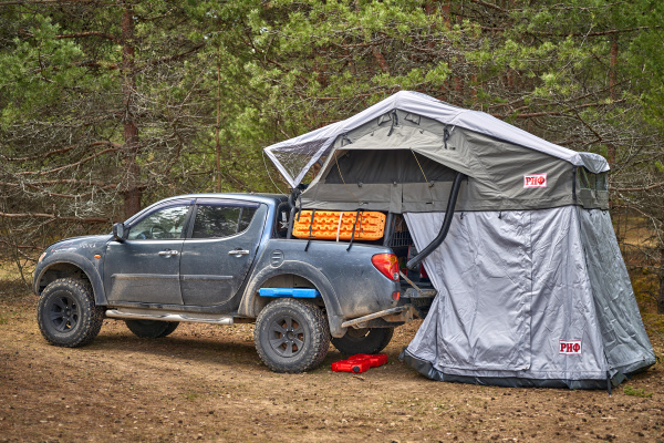 Палатка на крышу автомобиля РИФ Soft RT02-120, тент серый, 400 гр., 120х240х115 Палатка на крышу автомобиля РИФ Soft RT02-120, тент серый, 400 гр., 120х240х115