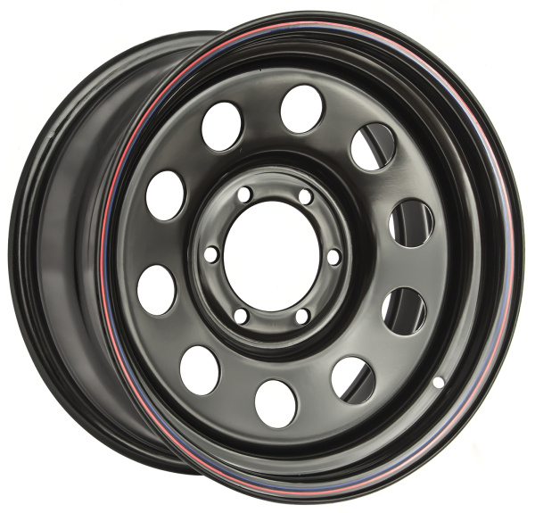 Диск усиленный Nissan Navara D40 3.0TD стальной черный 6x114,3 8xR17 d66 ET-0