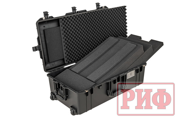 Кейс защитный ударопрочный РИФ 609х478х334 мм IP67 на колесах с телескопической ручкой